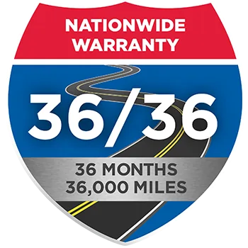 36 month warranty logo
